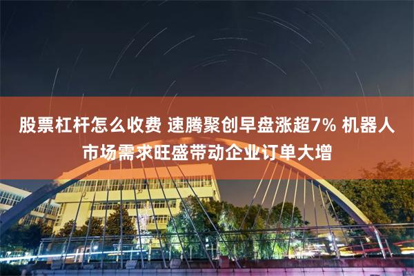 股票杠杆怎么收费 速腾聚创早盘涨超7% 机器人市场需求旺盛带动企业订单大增